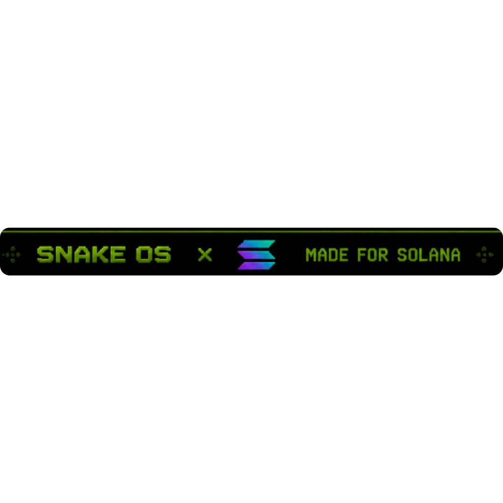 Snake OS x Made for Solana